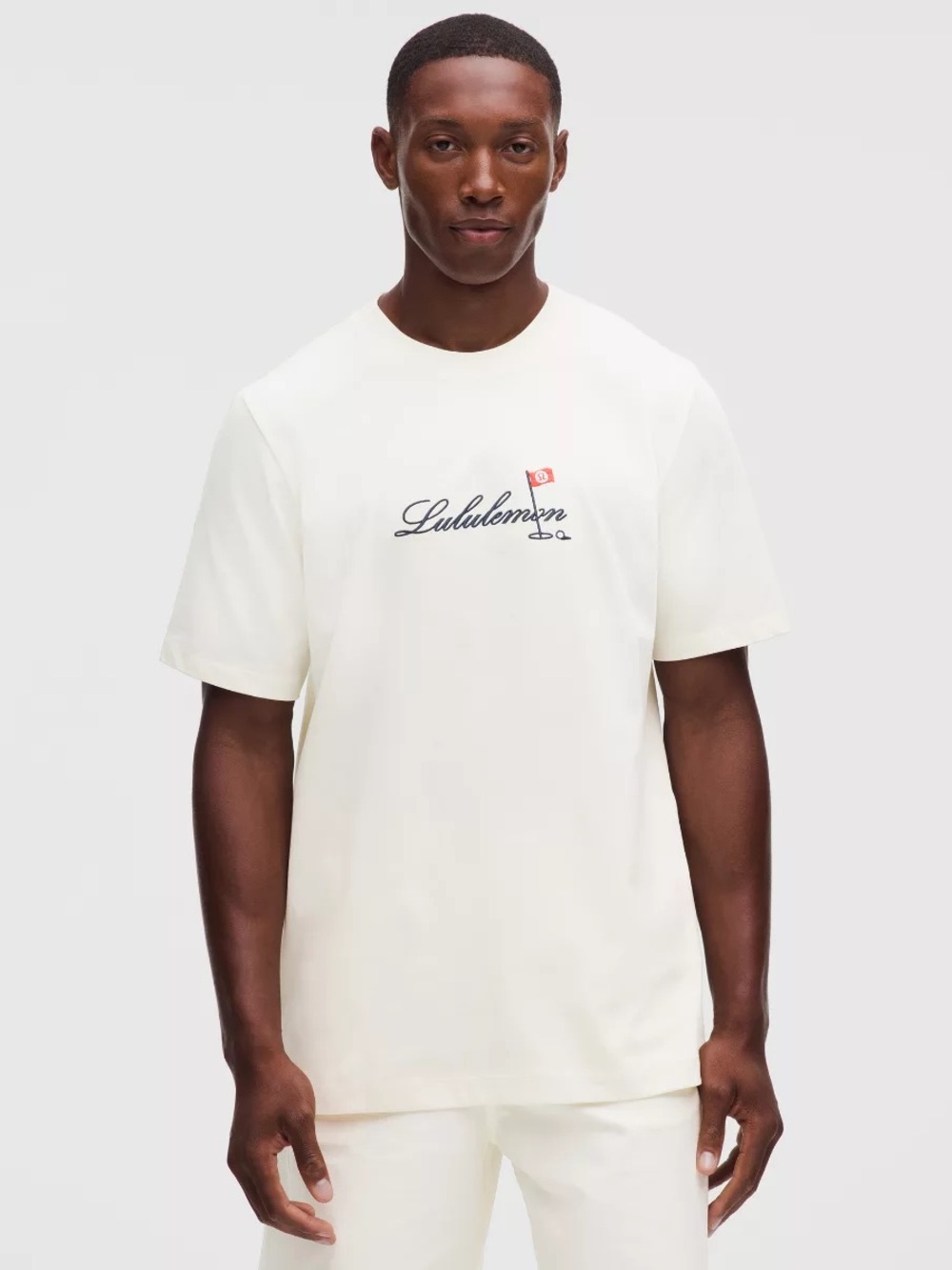 lululemon Heavyweight Classic-Fit Cotton T-Shirt – Golf Flag – NEW WITH TAGS